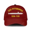 Uss Pittsburgh Ssn-720 Classic Cap, Custom Print/embroidered Us Navy Ships Classic Baseball Cap, Gift For Navy Veteran