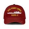 Uss Point Loma Agds-2_mu Classic Cap, Custom Print/embroidered Us Navy Ships Classic Baseball Cap, Gift For Navy Veteran