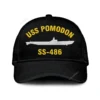 Uss Pomodon Ss-486 Classic Cap, Custom Print/embroidered Us Navy Ships Classic Baseball Cap, Gift For Navy Veteran