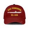 Uss Pomodon Ss-486 Classic Cap, Custom Print/embroidered Us Navy Ships Classic Baseball Cap, Gift For Navy Veteran