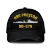 Uss Preston Dd-379 Classic Cap, Custom Print/embroidered Us Navy Ships Classic Baseball Cap, Gift For Navy Veteran