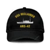 Uss Reclaimer Ars-42_mu_black Classic Cap, Custom Print/embroidered Us Navy Ships Classic Baseball Cap, Gift For Navy Veteran