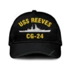 Uss Reeves Cg-24 Classic Cap, Custom Print/embroidered Us Navy Ships Classic Baseball Cap, Gift For Navy Veteran