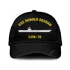 Uss Ronald Reagan Cvn-76 Classic Cap, Custom Print/embroidered Us Navy Ships Classic Baseball Cap, Gift For Navy Veteran