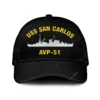 Uss San Carlos Avp-51 Classic Cap, Custom Print/embroidered Us Navy Ships Classic Baseball Cap, Gift For Navy Veteran