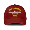 Uss Saratoga Cv-60 Rm2 Classic Cap, Custom Print/embroidered Us Navy Ships Classic Baseball Cap, Gift For Navy Veteran