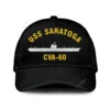 Uss Saratoga Cva-60_mu Classic Cap, Custom Print/embroidered Us Navy Ships Classic Baseball Cap, Gift For Navy Veteran