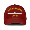 Uss Saratoga Cva-60_mu Classic Cap, Custom Print/embroidered Us Navy Ships Classic Baseball Cap, Gift For Navy Veteran