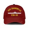 Uss Shangri-la Cva-38 Classic Cap, Custom Print/embroidered Us Navy Ships Classic Baseball Cap, Gift For Navy Veteran