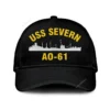 Uss Severn Ao-61 Classic Cap, Custom Print/embroidered Us Navy Ships Classic Baseball Cap, Gift For Navy Veteran