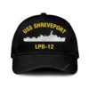 Uss Shreveport Lpd 12 Classic Cap, Custom Print/embroidered Us Navy Ships Classic Baseball Cap, Gift For Navy Veteran