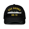 Uss Sierra Ad-18 Classic Cap, Custom Print/embroidered Us Navy Ships Classic Baseball Cap, Gift For Navy Veteran