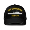 Uss Silversides Ssn-679 Classic Cap, Custom Print/embroidered Us Navy Ships Classic Baseball Cap, Gift For Navy Veteran