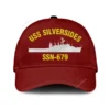 Uss Silversides Ssn-679 Classic Cap, Custom Print/embroidered Us Navy Ships Classic Baseball Cap, Gift For Navy Veteran