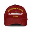 Uss Stephen W. Groves Ffg-29 Classic Cap, Custom Print/embroidered Us Navy Ships Classic Baseball Cap, Gift For Navy Veteran