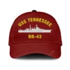 Uss Tennessee Bb-43 Classic Cap, Custom Print/embroidered Us Navy Ships Classic Baseball Cap, Gift For Navy Veteran