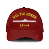 Uss The Boxer Lph -4 Classic Cap, Custom Print/embroidered Us Navy Ships Classic Baseball Cap, Gift For Navy Veteran