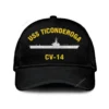 Uss Ticonderoga Cv-14 Classic Cap, Custom Print/embroidered Us Navy Ships Classic Baseball Cap, Gift For Navy Veteran