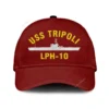 Uss Tripoli (lph-10) Classic Cap, Custom Print/embroidered Us Navy Ships Classic Baseball Cap, Gift For Navy Veteran