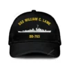 Uss William C. Lawe Classic Cap, Custom Print/embroidered Us Navy Ships Classic Baseball Cap, Gift For Navy Veteran