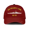Uss William C. Lawe Classic Cap, Custom Print/embroidered Us Navy Ships Classic Baseball Cap, Gift For Navy Veteran