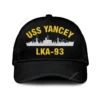 Uss Yancey Lka-93 Classic Cap, Custom Print/embroidered Us Navy Ships Classic Baseball Cap, Gift For Navy Veteran