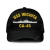 Uss Wichita Ca 45 Classic Cap, Custom Print/embroidered Us Navy Ships Classic Baseball Cap, Gift For Navy Veteran