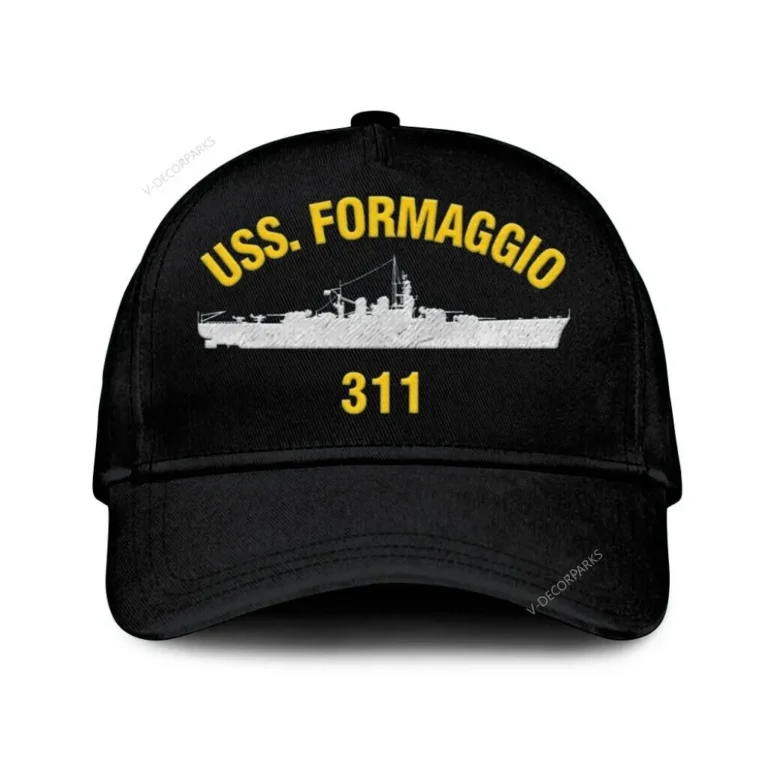 Uss. Formaggio 311 Classic Cap, Custom Print/embroidered Us Navy Ships Classic Baseball Cap, Gift For Navy Veteran