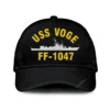 Uss Voge Ff-1047 Classic Cap, Custom Print/embroidered Us Navy Ships Classic Baseball Cap, Gift For Navy Veteran