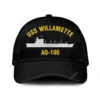 Uss Willamette Ao-180 Classic Cap, Custom Print/embroidered Us Navy Ships Classic Baseball Cap, Gift For Navy Veteran