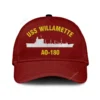 Uss Willamette Ao-180 Classic Cap, Custom Print/embroidered Us Navy Ships Classic Baseball Cap, Gift For Navy Veteran