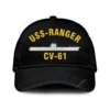 Uss-ranger Cv-61 Classic Cap, Custom Print/embroidered Us Navy Ships Classic Baseball Cap, Gift For Navy Veteran