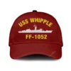 Uss Whipple Ff-1052 Classic Cap, Custom Print/embroidered Us Navy Ships Classic Baseball Cap, Gift For Navy Veteran