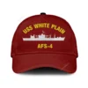 Uss White Plain Afs-4 Classic Cap, Custom Print/embroidered Us Navy Ships Classic Baseball Cap, Gift For Navy Veteran