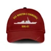 Uss Winston S Churchill Ddg-81 Classic Cap, Custom Print/embroidered Us Navy Ships Classic Baseball Cap, Gift For Navy Veteran