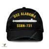 Uss Alabama Ssbn 731 Classic Baseball Cap Gift For Navy Veteran, Custom Print/embroidered Us Navy Ships Classic Cap