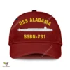 Uss Alabama Ssbn 731 Classic Baseball Cap Gift For Navy Veteran, Custom Print/embroidered Us Navy Ships Classic Cap