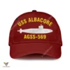 Uss Albacore Agss-569 Classic Baseball Cap Gift For Navy Veteran, Custom Print/embroidered Us Navy Ships Classic Cap