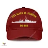 Uss Allen M. Sumner Dd-692 Classic Baseball Cap Gift For Navy Veteran, Custom Print/embroidered Us Navy Ships Classic Cap