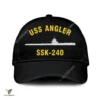 Uss Angler Ssk-240 Classic Baseball Cap Gift For Navy Veteran, Custom Print/embroidered Us Navy Ships Classic Cap