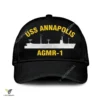 Uss Annapolis Agmr-1 Classic Baseball Cap Gift For Navy Veteran, Custom Print/embroidered Us Navy Ships Classic Cap