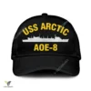 Uss Arctic Aoe-8 Classic Baseball Cap Gift For Navy Veteran, Custom Print/embroidered Us Navy Ships Classic Cap