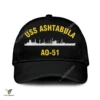 Uss Ashtabula Ao-51 Classic Baseball Cap Gift For Navy Veteran, Custom Print/embroidered Us Navy Ships Classic Cap