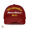 Uss Ashtabula Ao-51 Classic Baseball Cap Gift For Navy Veteran, Custom Print/embroidered Us Navy Ships Classic Cap