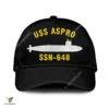 Uss Aspro Ssn-648 Classic Baseball Cap Gift For Navy Veteran, Custom Print/embroidered Us Navy Ships Classic Cap