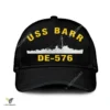 Uss Barr De-576 Classic Baseball Cap Gift For Navy Veteran, Custom Print/embroidered Us Navy Ships Classic Cap