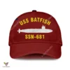 Uss Batfish Ssn-681 Classic Baseball Cap Gift For Navy Veteran, Custom Print/embroidered Us Navy Ships Classic Cap