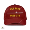 Uss Baya Agss-318 Classic Baseball Cap Gift For Navy Veteran, Custom Print/embroidered Us Navy Ships Classic Cap