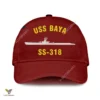 Uss Baya Ss-318 Classic Baseball Cap Gift For Navy Veteran, Custom Print/embroidered Us Navy Ships Classic Cap