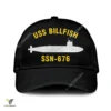 Uss Billfish Ssn-676 Classic Baseball Cap Gift For Navy Veteran, Custom Print/embroidered Us Navy Ships Classic Cap